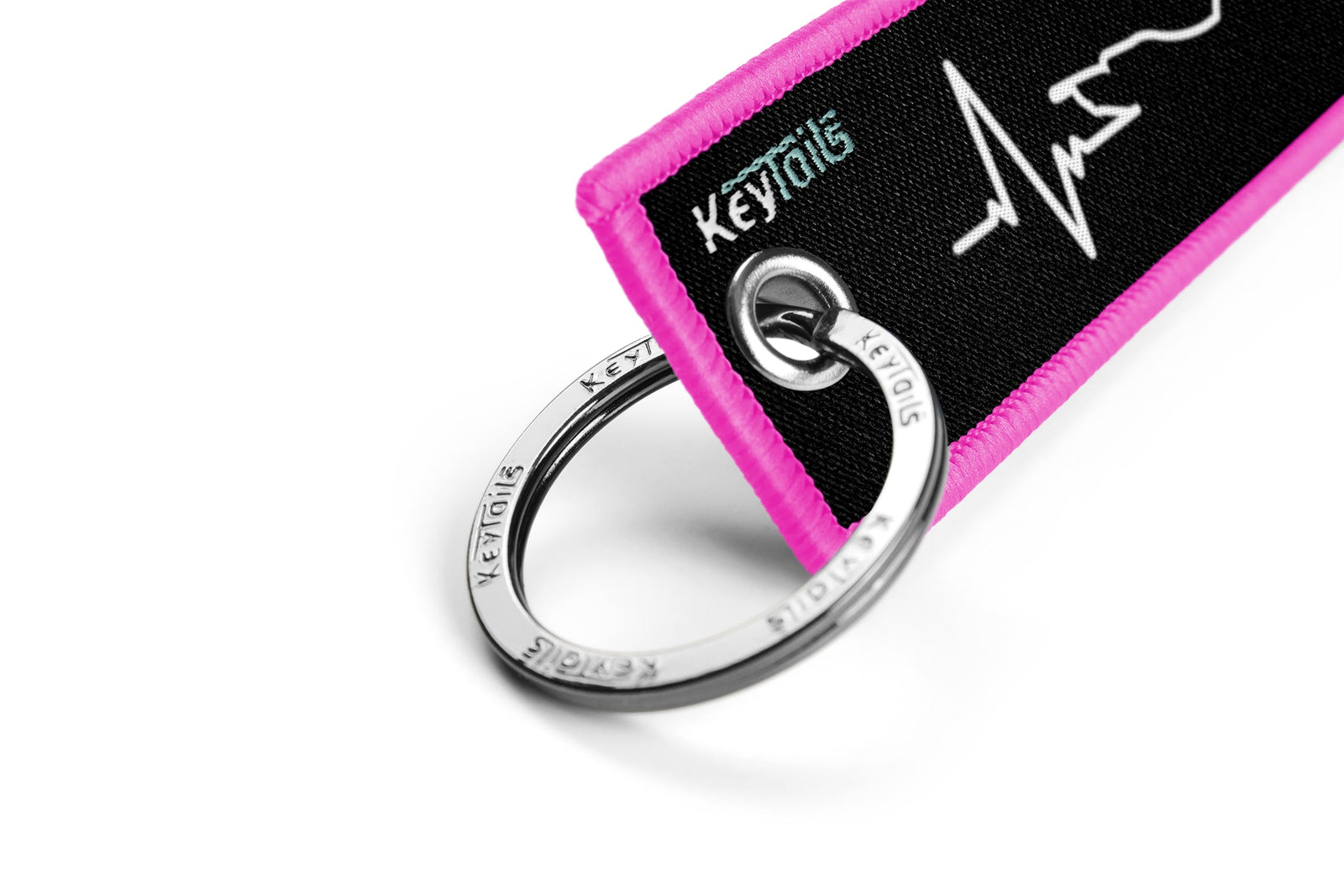 Moto Heartbeat Keychain, Key Tag - Adventure