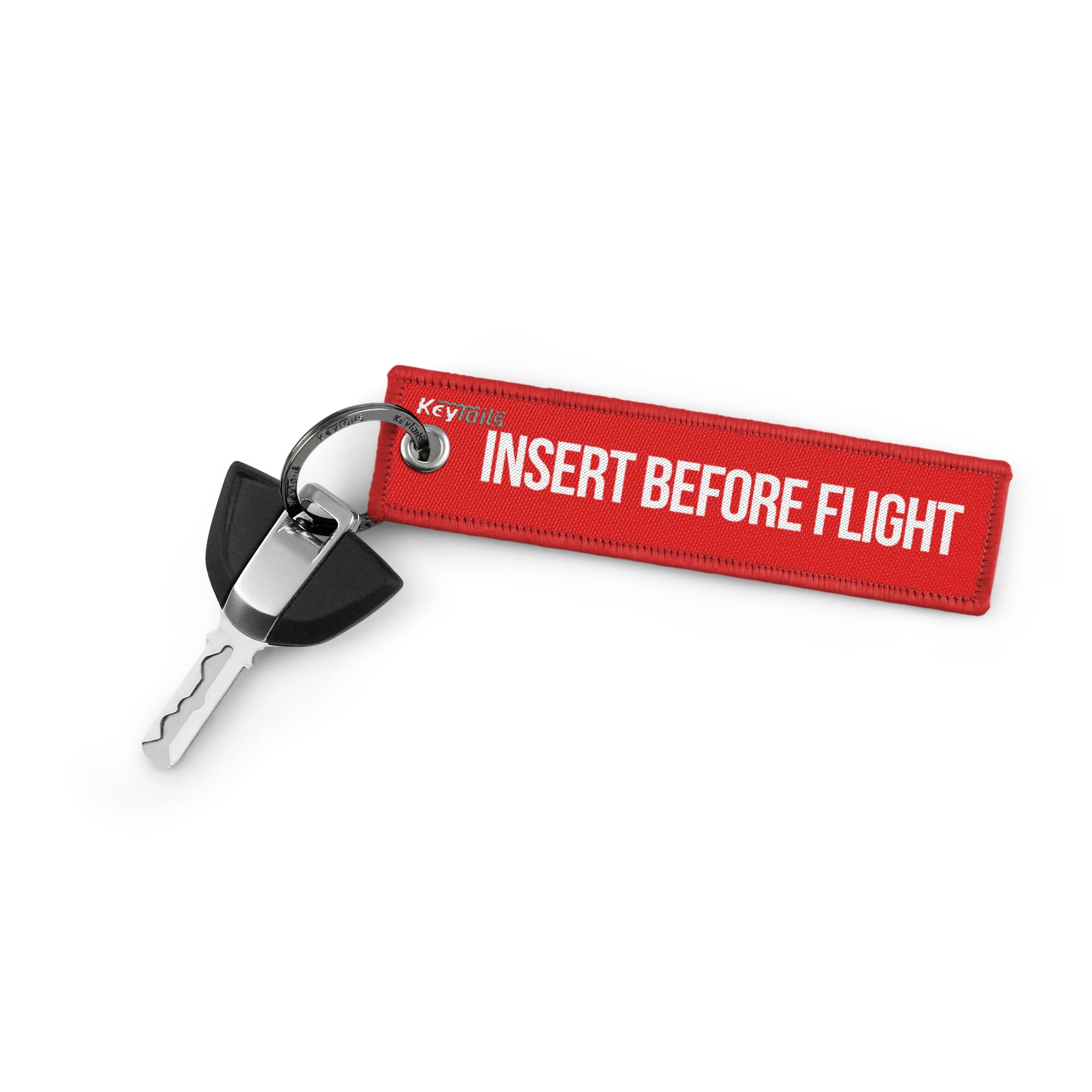 Insert Before Flight Keychain, Key Tag - Insert Before Flight