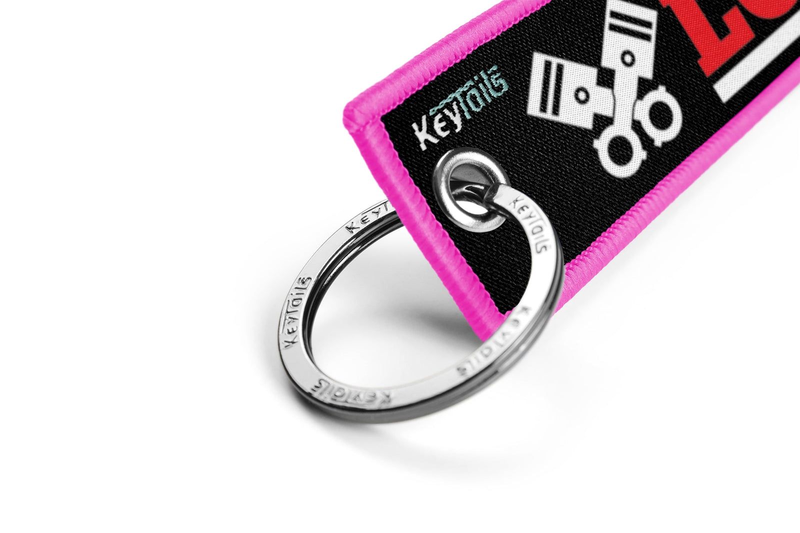 Lovin It Keychain, Key Tag - Pink