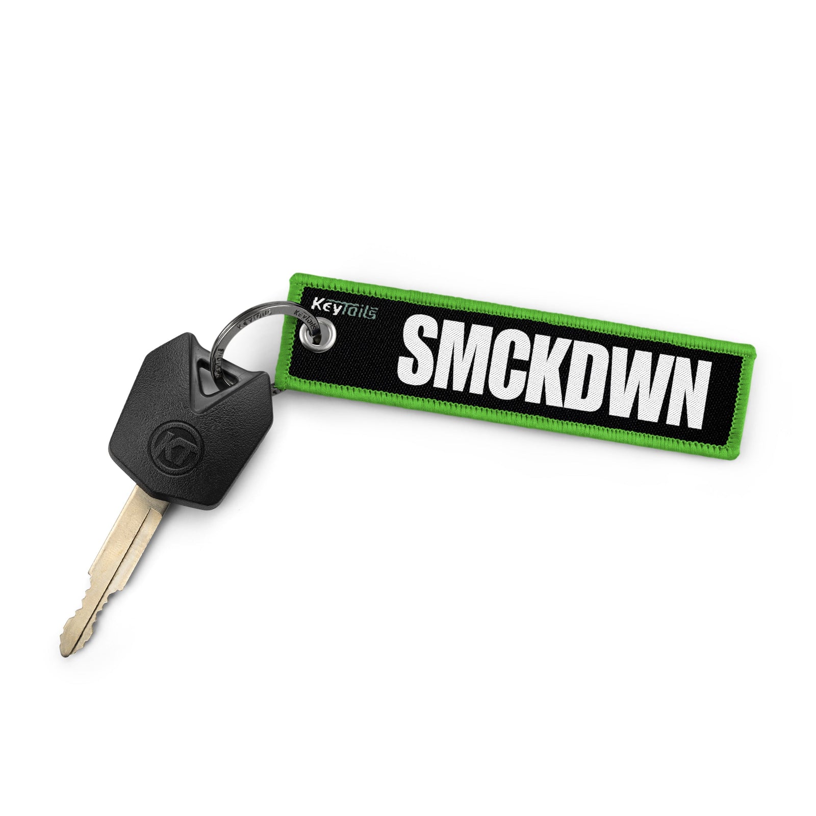 650ib SMCKDWN Keychain, Key Tag - Green
