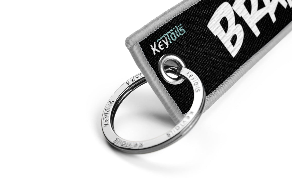 BRAAAP! Keychain, Key Tag - Gray
