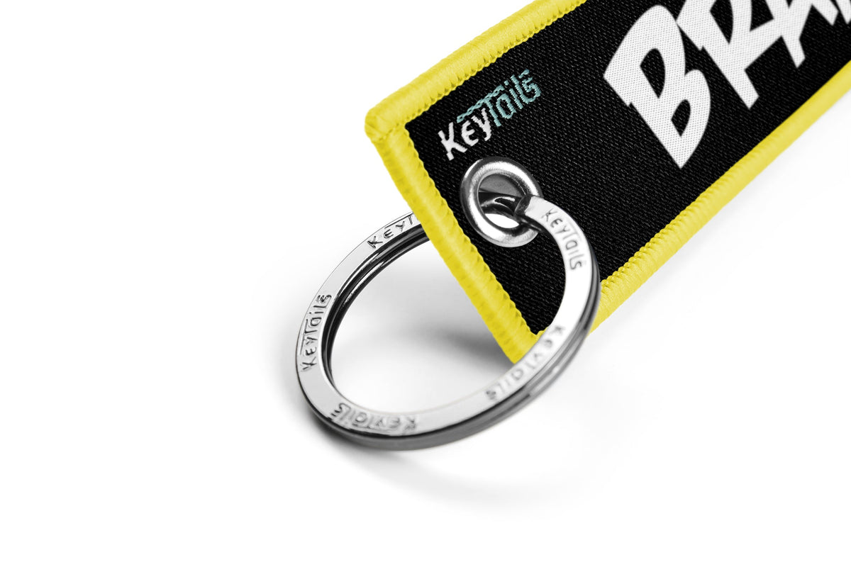 BRAAAP! Keychain, Key Tag - Yellow