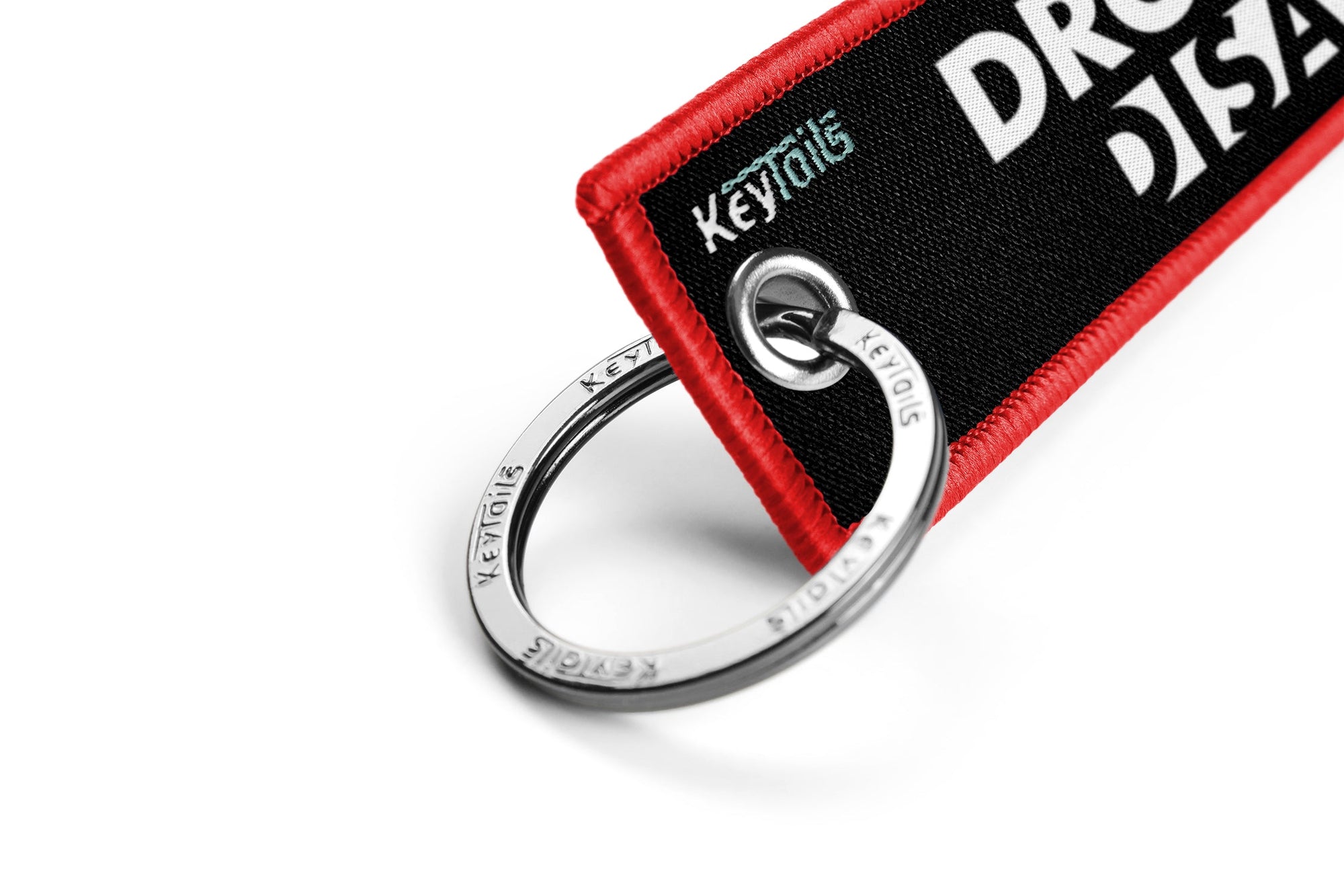 Drop A Gear And Disappear Keychain, Key Tag - Red