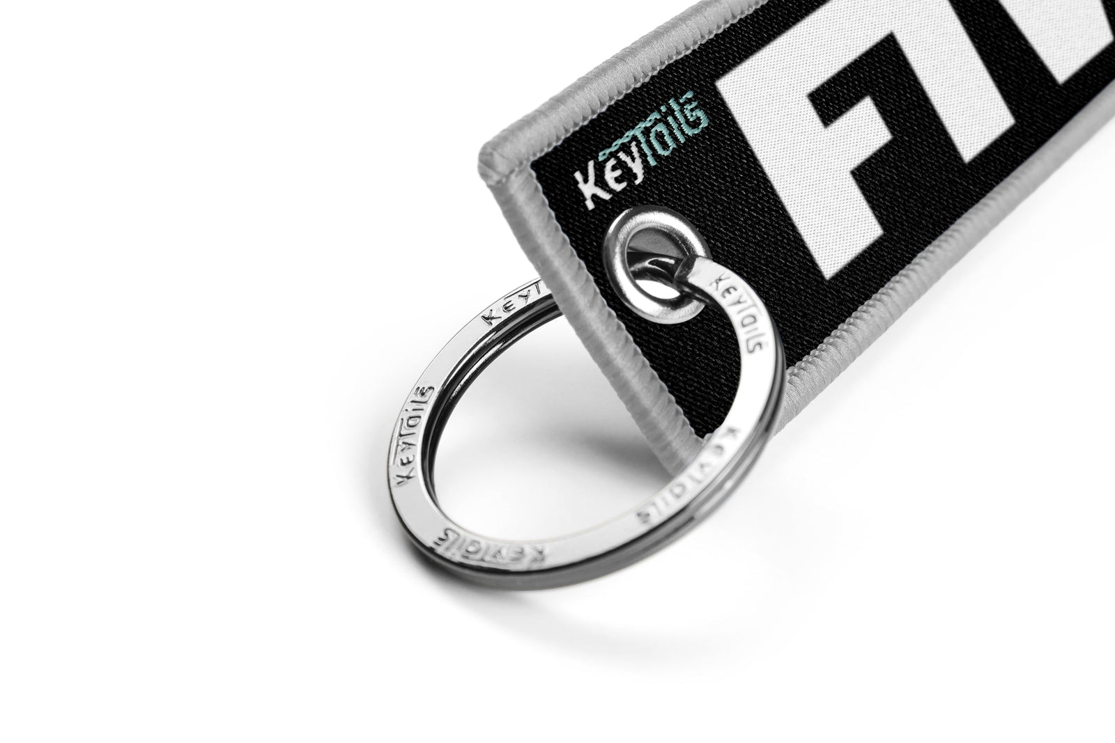 FTW [For The Win] Keychain, Key Tag - Gray