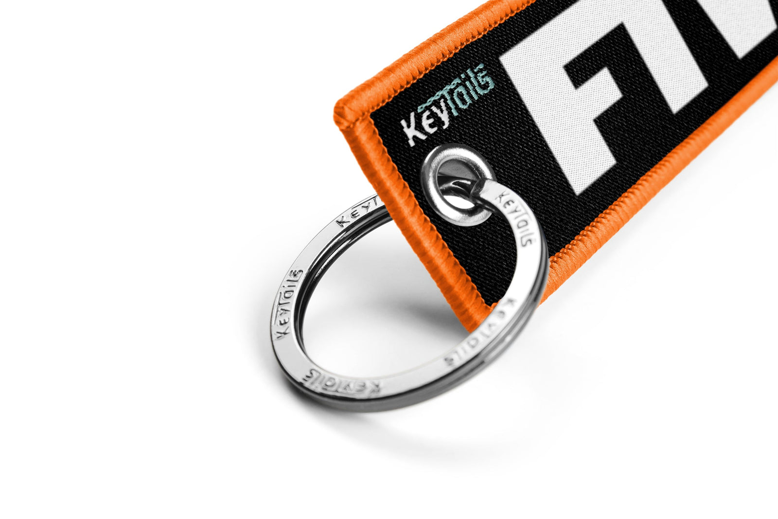 FTW [For The Win] Keychain, Key Tag - Orange