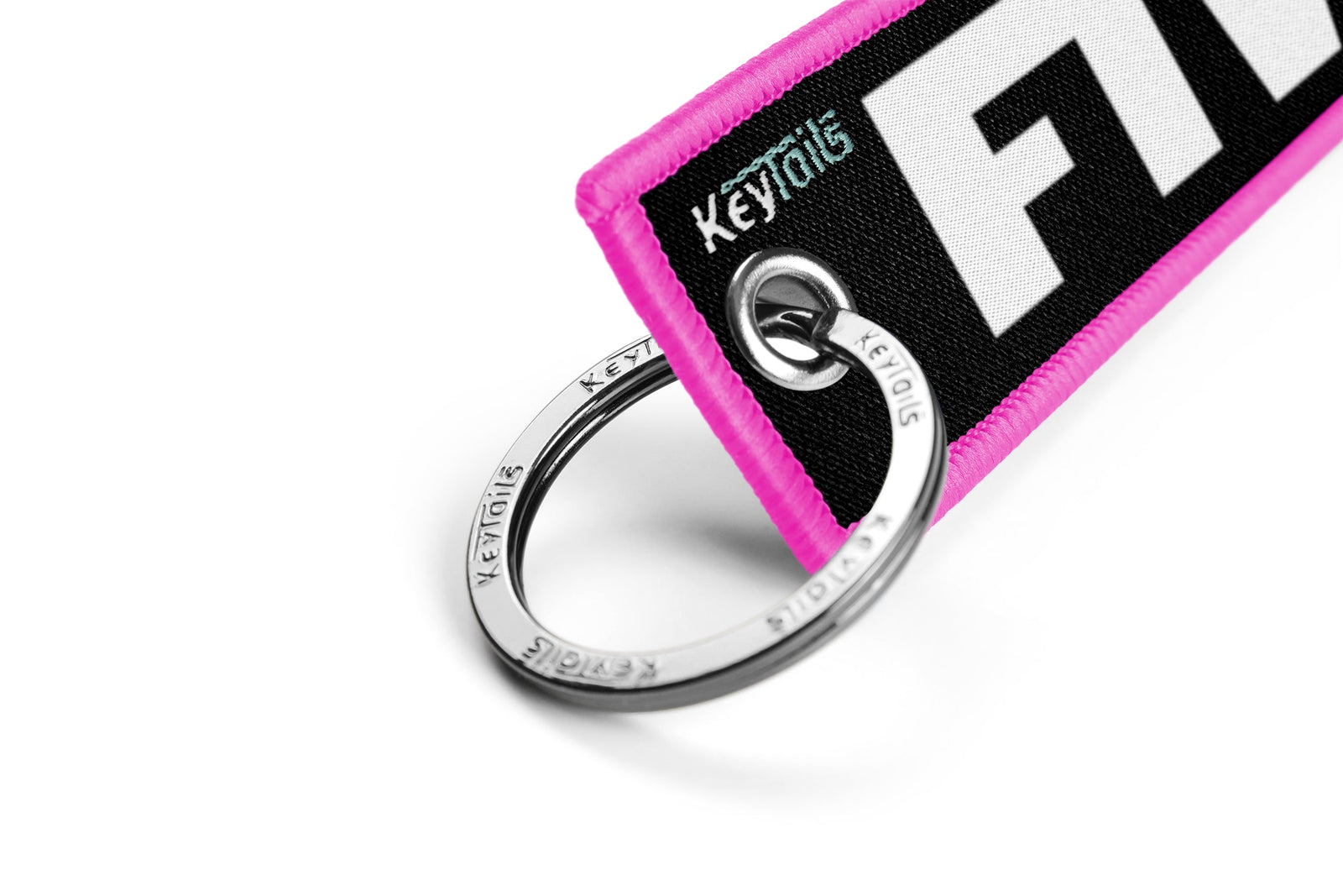 FTW [For The Win] Keychain, Key Tag - Pink