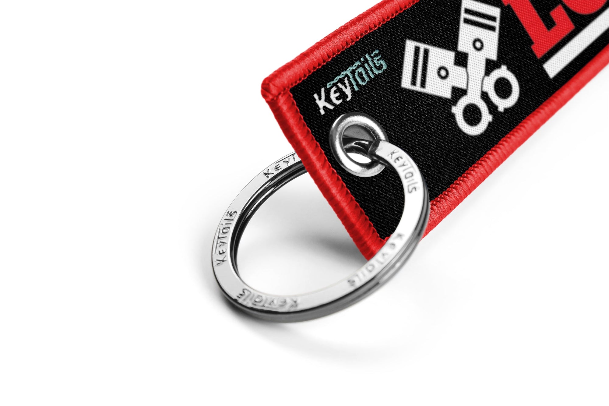 Lovin It Keychain, Key Tag - Red