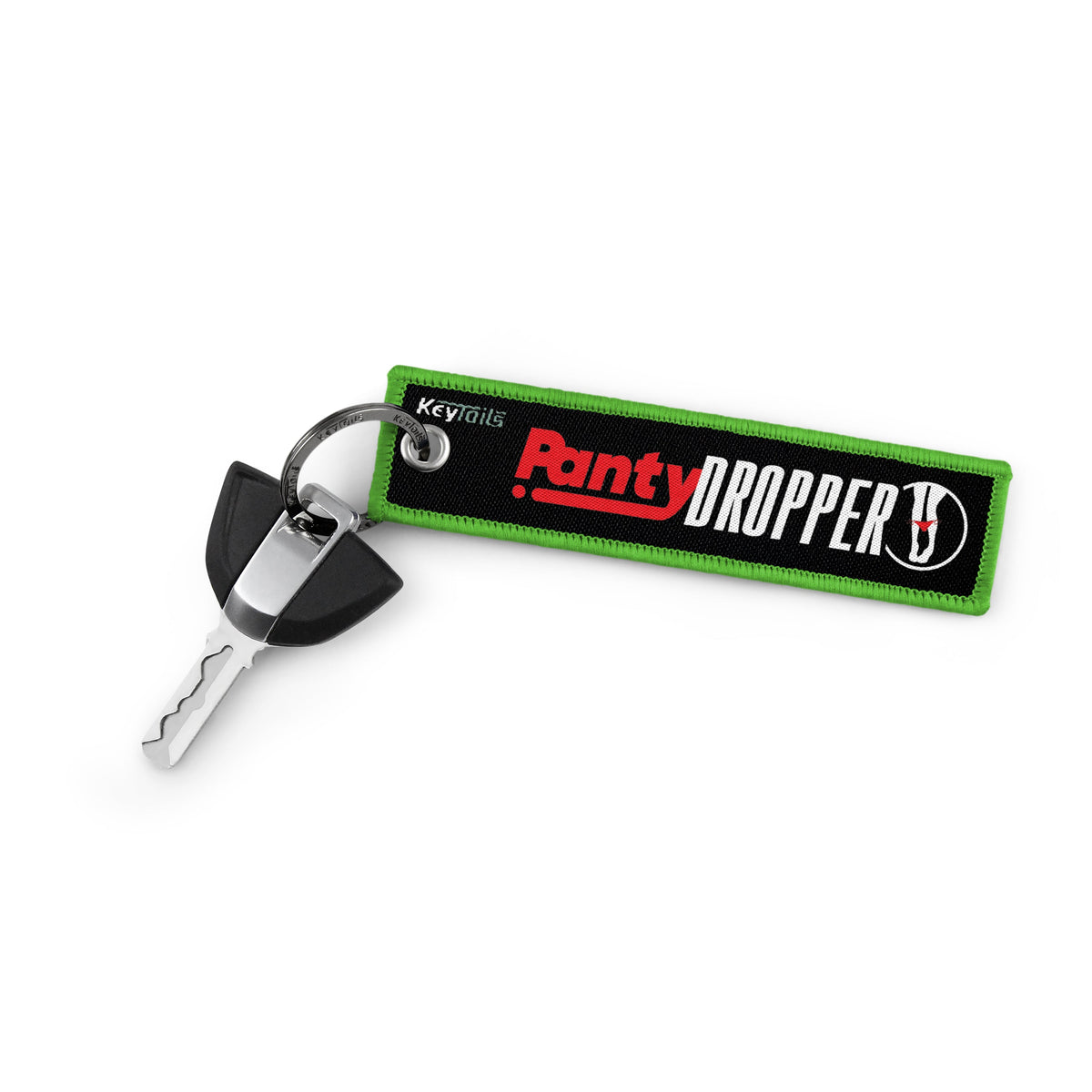 Panty Dropper Keychain, Key Tag - Green
