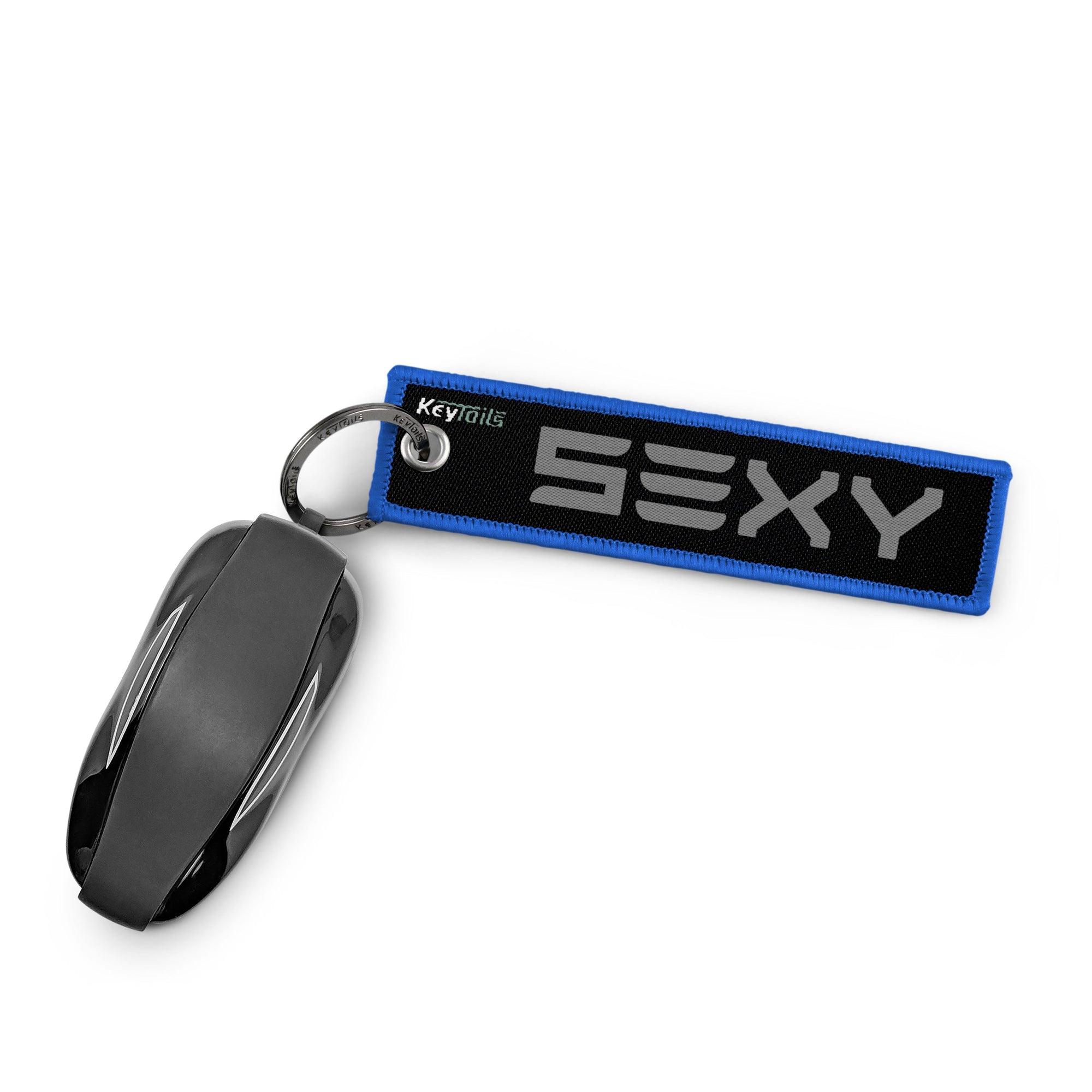 Sexy Keychain, Key Tag - Gray