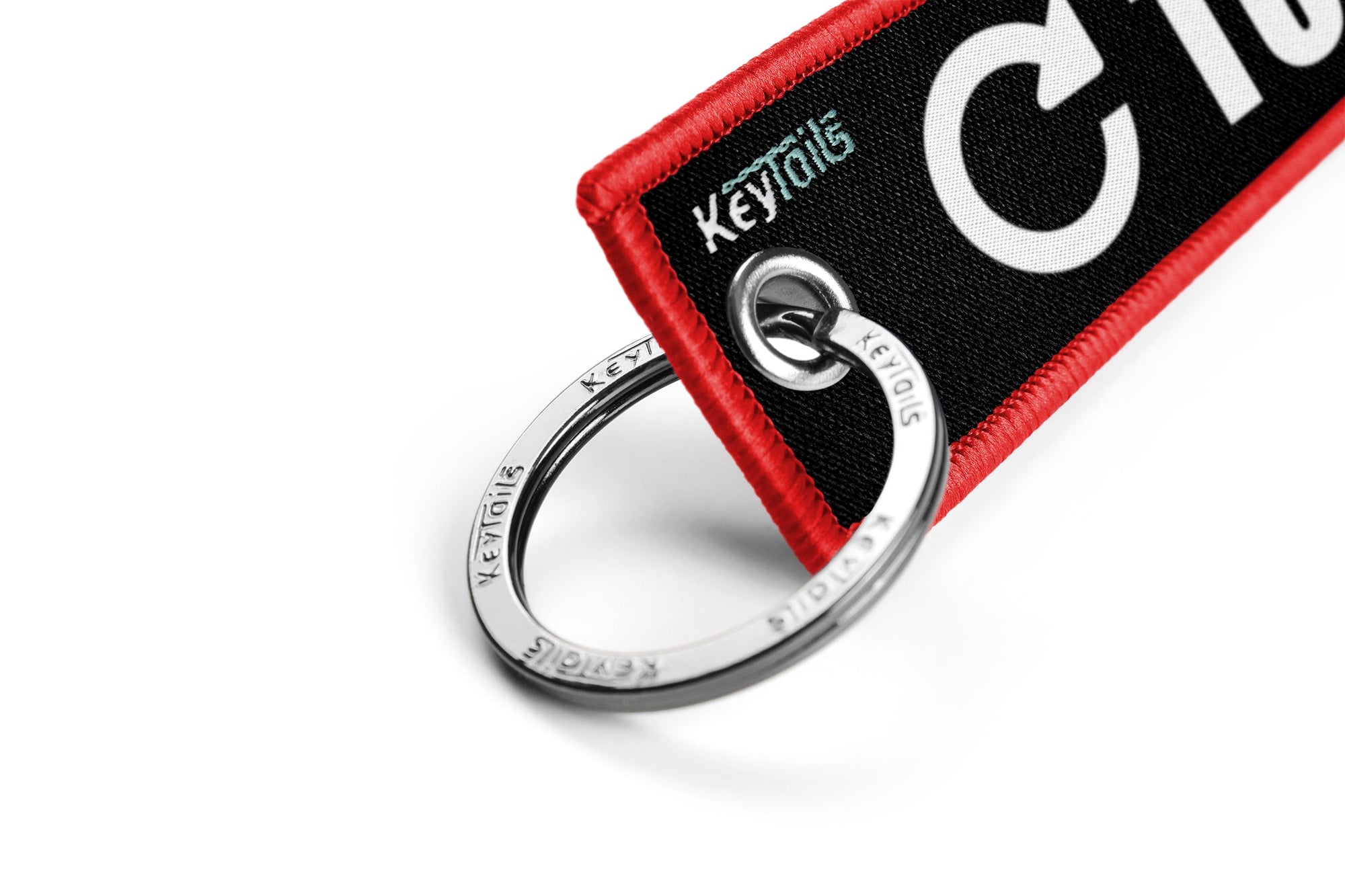Turn To Arm Keychain, Key Tag - Red
