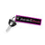 Train Like a Beast Look Like a Beauty Keychain, Key Tag - Pink