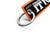 Touch It You Die Keychain, Key Tag - Orange